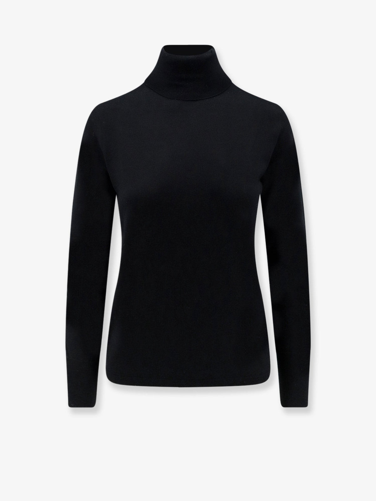 ASPESI - Virgin wool turtleneck sweater Black