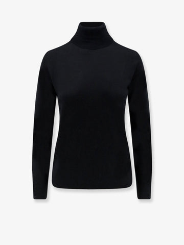 ASPESI - Virgin wool turtleneck sweater Black