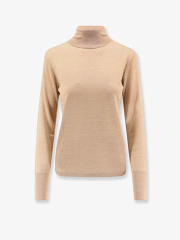 ASPESI - Virgin wool turtleneck beige