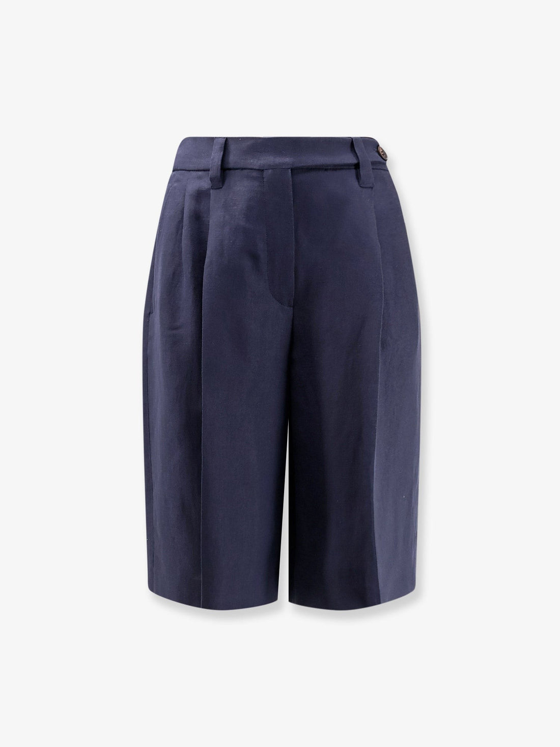 Brunello Cucinelli - Viscose and linen bermuda shorts viscose-and-linen-bermuda-shorts