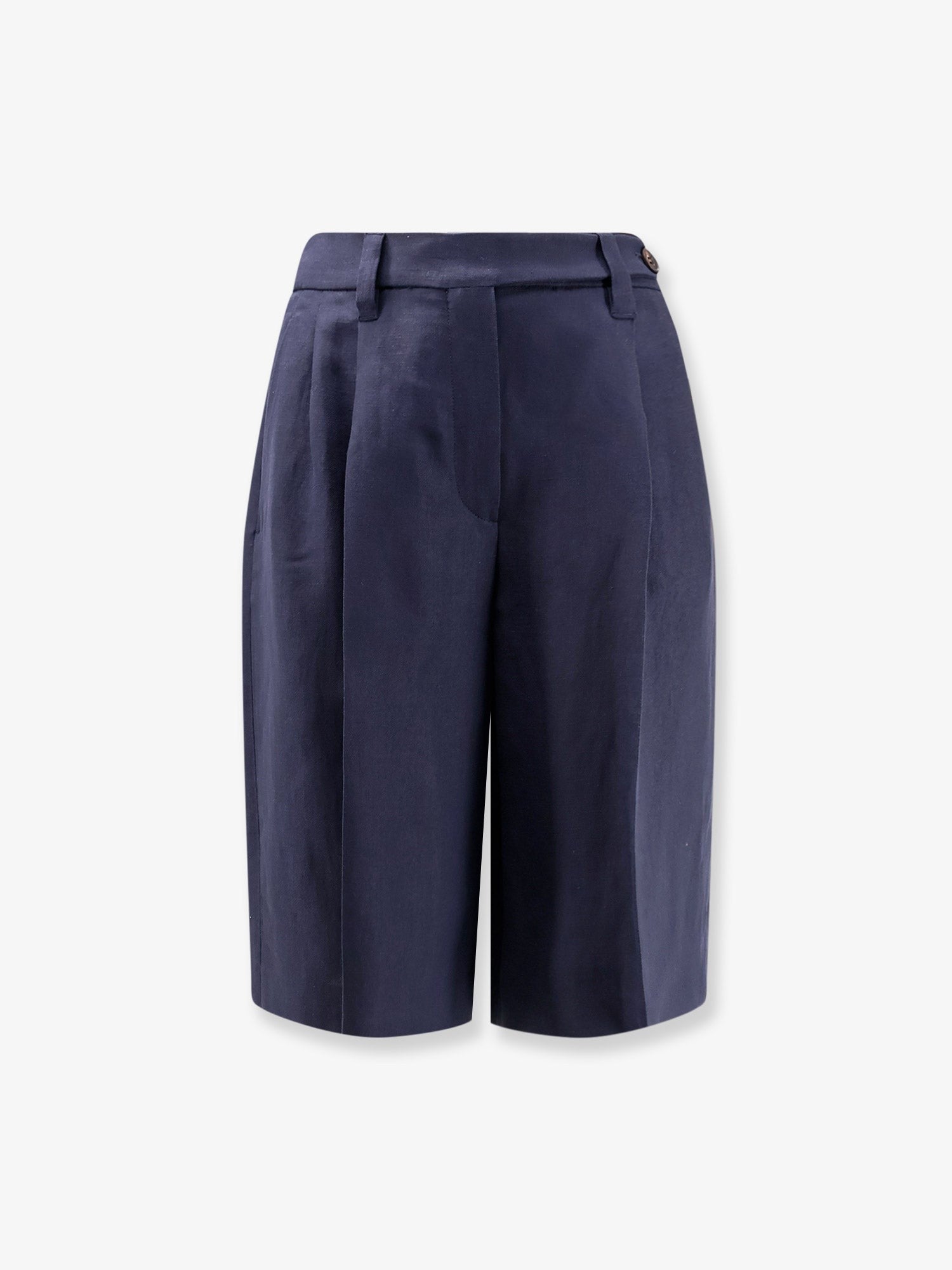 Brunello Cucinelli - Viscose and linen bermuda shorts viscose-and-linen-bermuda-shorts