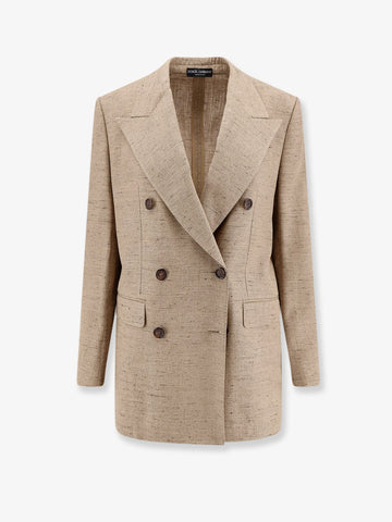 Dolce & Gabbana - Viscose and linen blazer