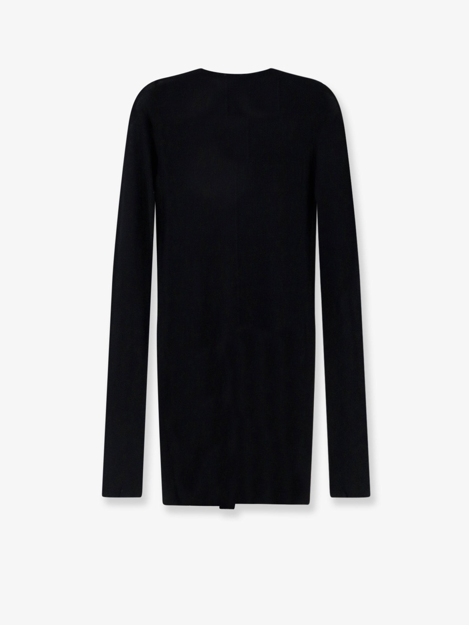 RICK OWENS - Viscose and silk blend T-shirt