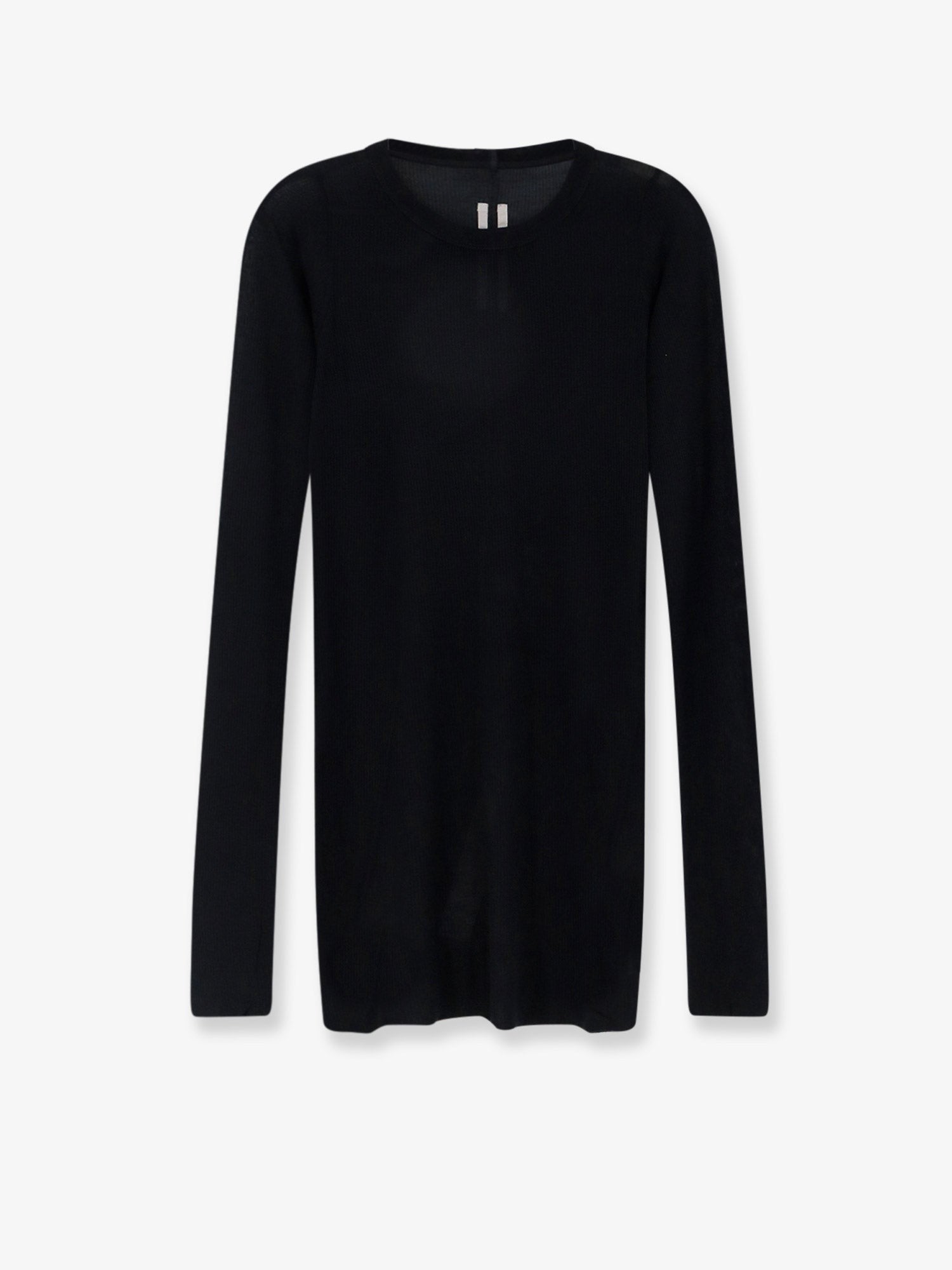 RICK OWENS - Viscose and silk blend T-shirt