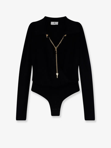 Elisabetta Franchi - Viscose blend bodysuit with jewel charm detail viscose-blend-bodysuit-with-jewel-charm-detail_5542aaf0-0ade-4d90-9bde-b28eafb0bc3d