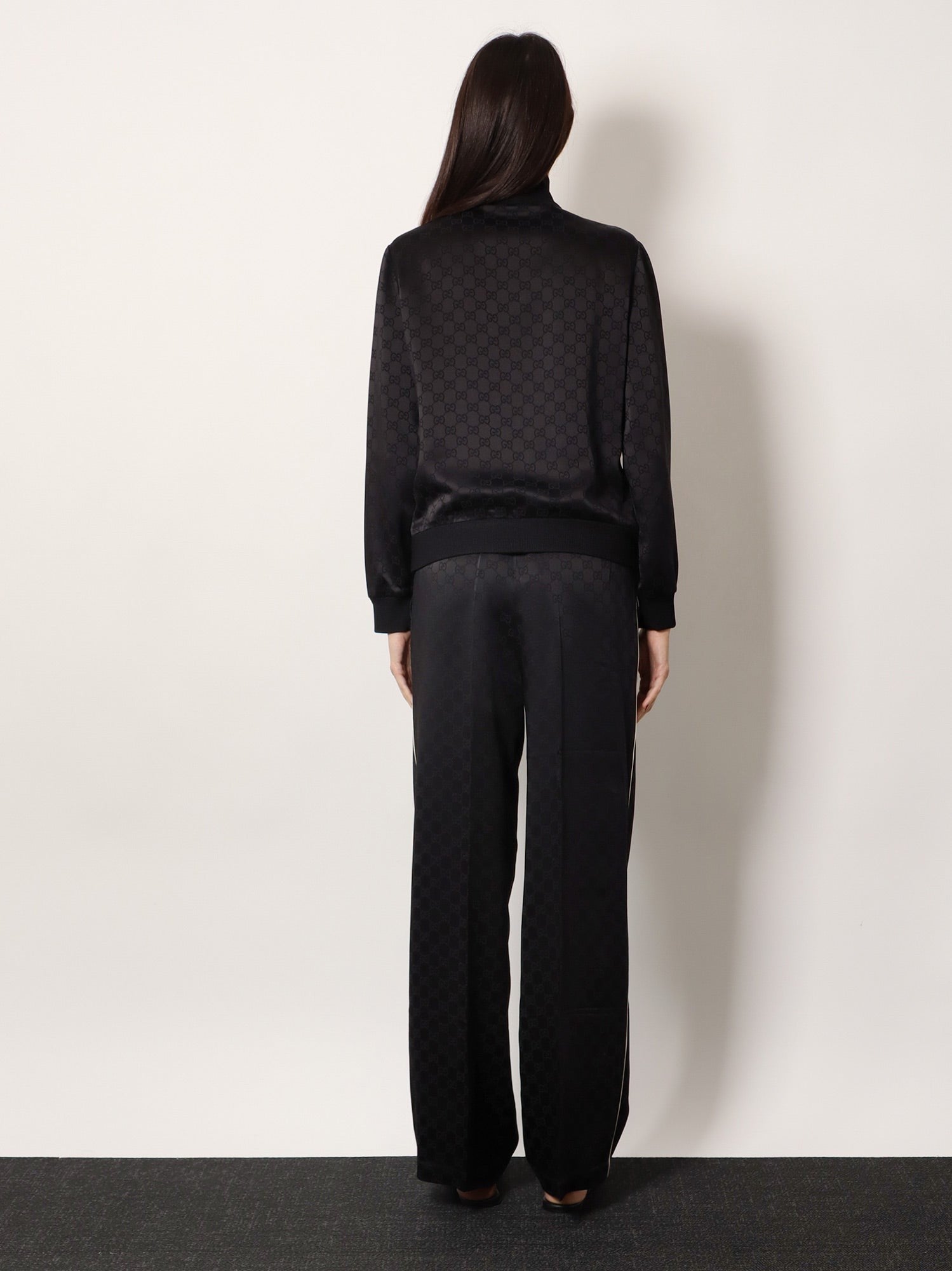 Viscose blend sweatshirt with all-over GG motif