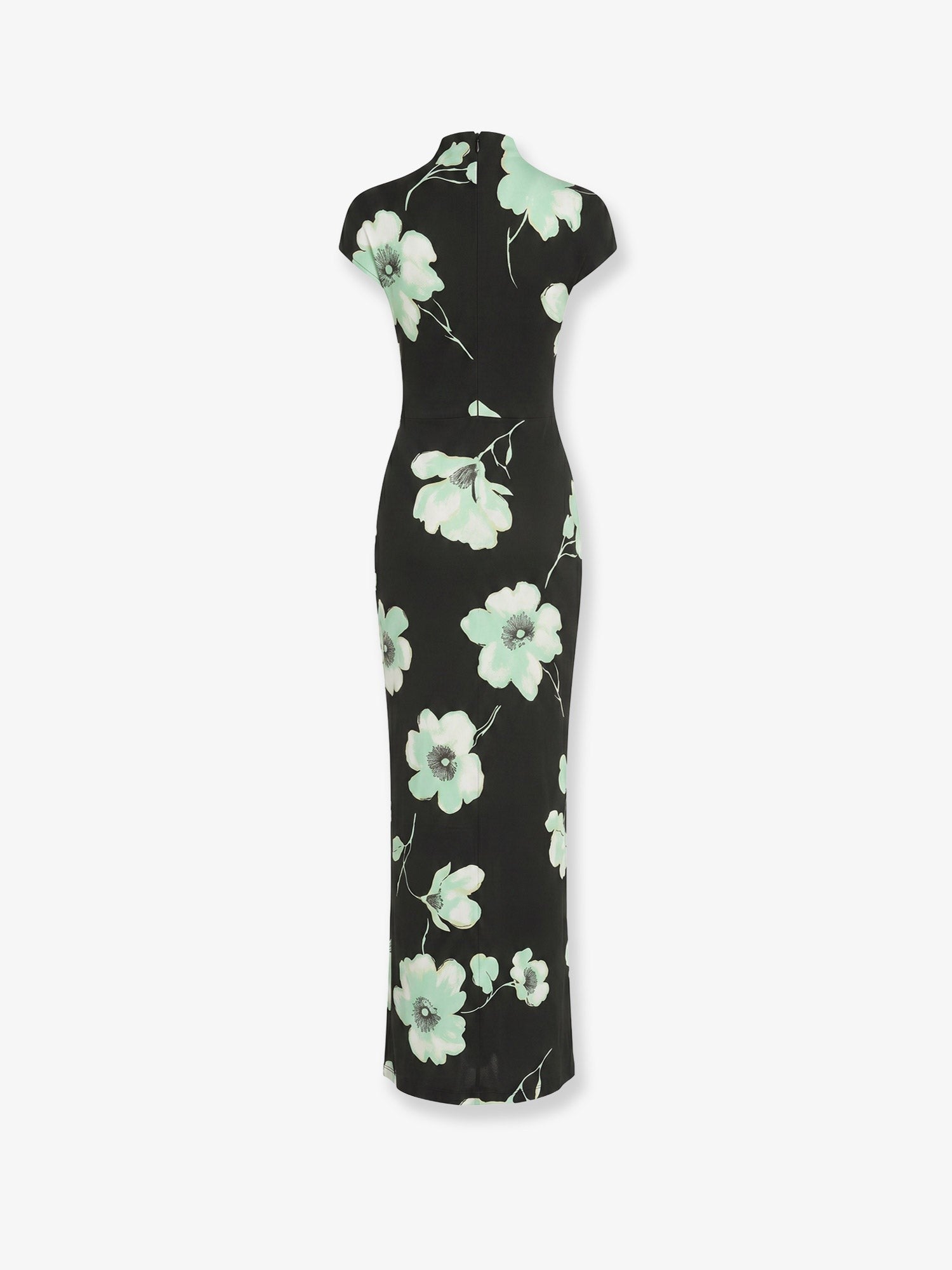 ALAIA - Viscose dress with Sakura print