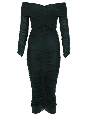 VISCOSE GATHERED MIDI DRESS viscose-gathered-midi-dress_8c165d1d-9373-481d-9b56-579c01c9af09