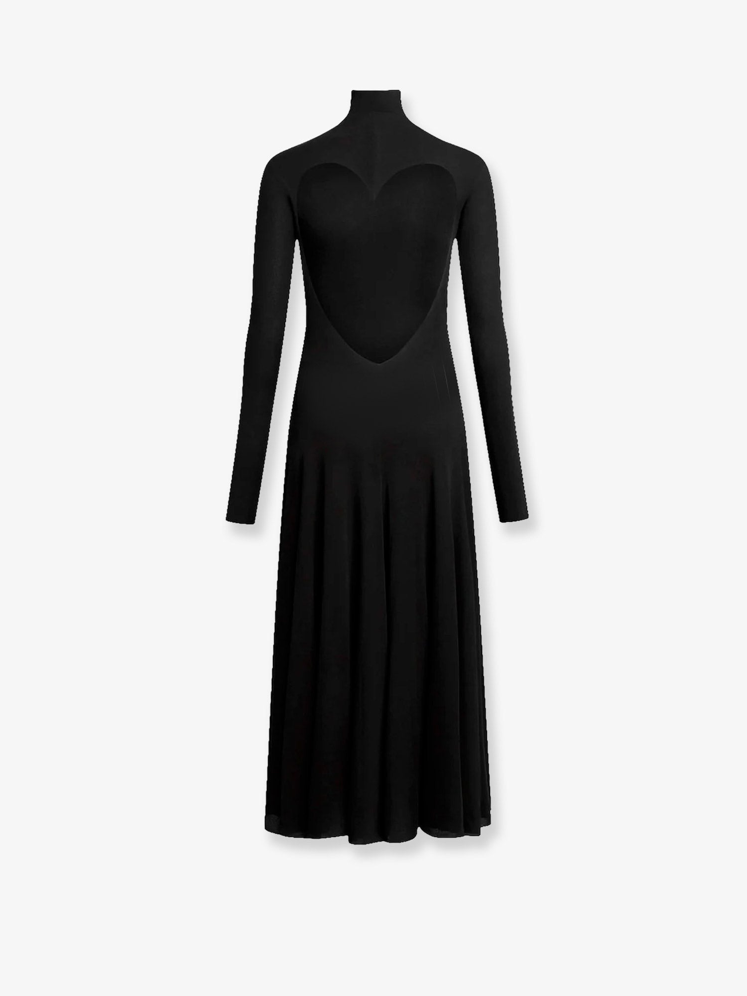 ALAIA - Viscose long Heart Dress