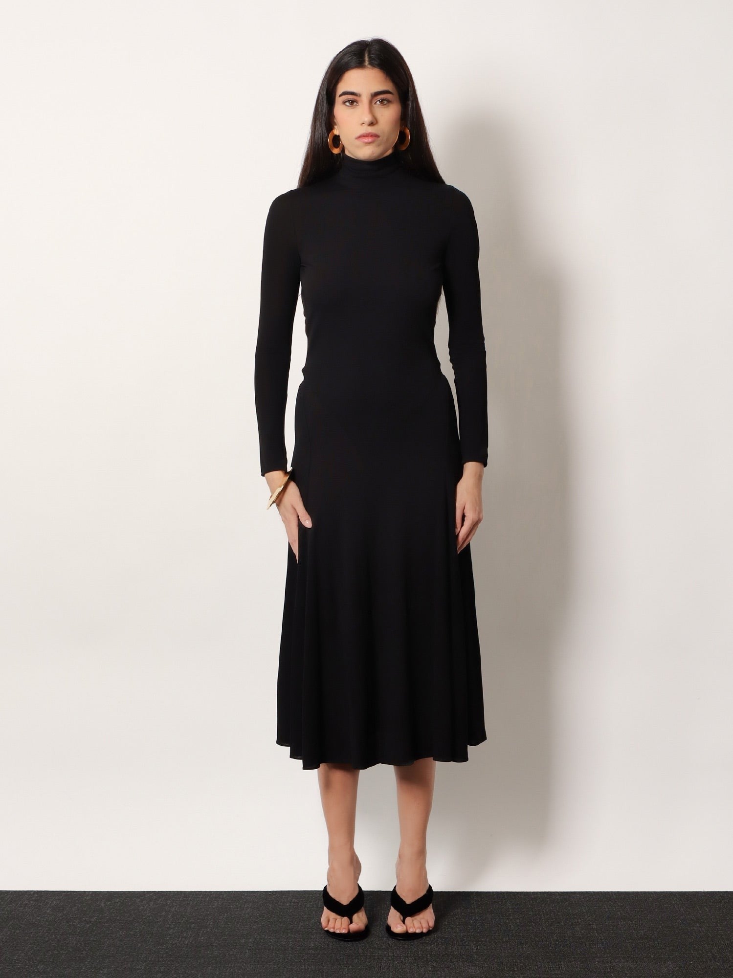 ALAIA - Viscose long Heart Dress