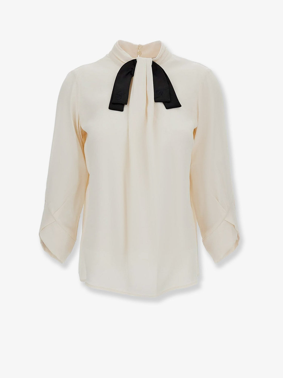 Elisabetta Franchi - Viscose shirt with contrasting detail viscose-shirt-with-contrasting-detail_248e2379-b83b-4037-a22d-6dab07ddbfcc