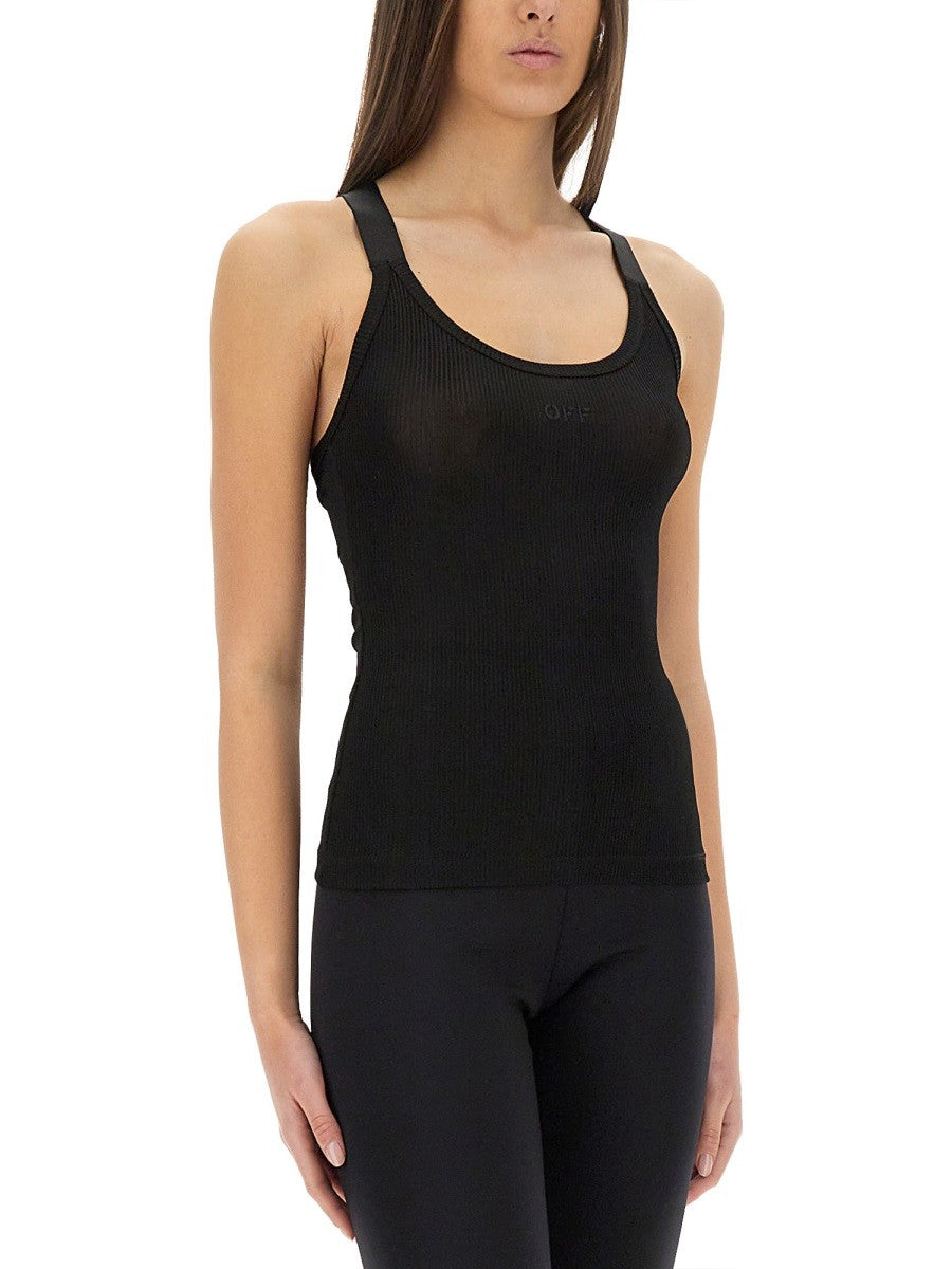 VISCOSE TOP WITH LOGO