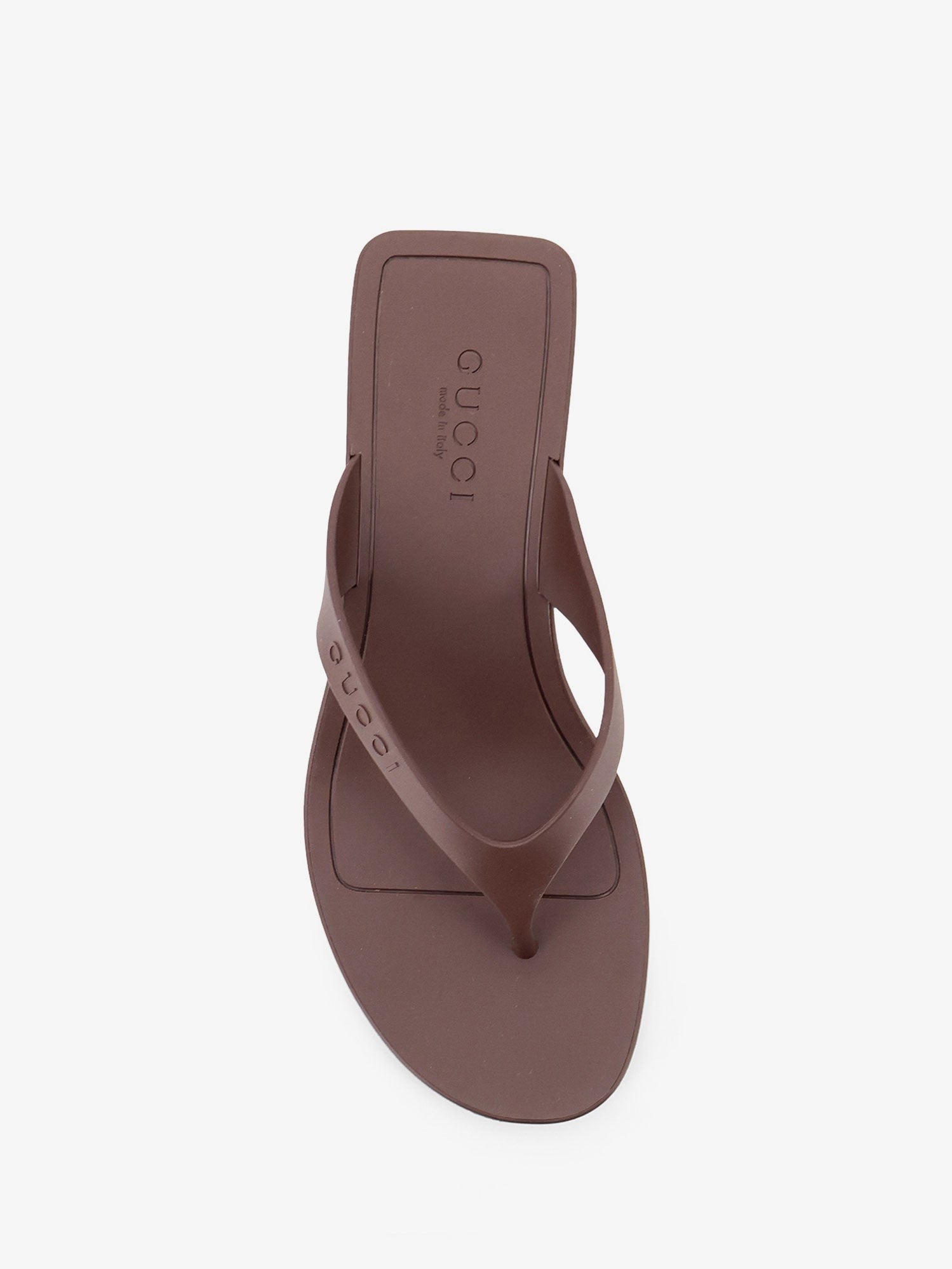 Gucci Gucci - Vittoria rubber flip-flops sandals