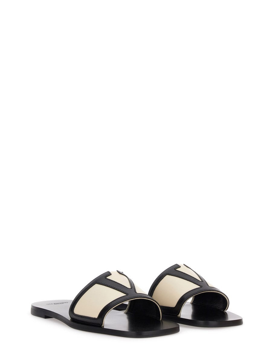 Valentino Garavani Valentino Garavani - VIVA SUPERSTAR SLIDE SANDAL IN NAPPA LEATHER