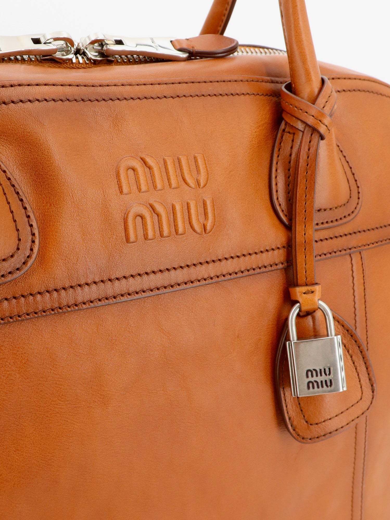 Miu Miu - Vivant leather handbag
