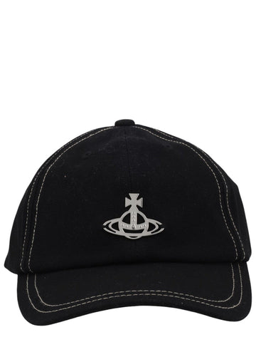 Vivienne Westwood VIVIENNE WESTWOOD CAPPELLO DA BASEBALL "EDGEWEAR"