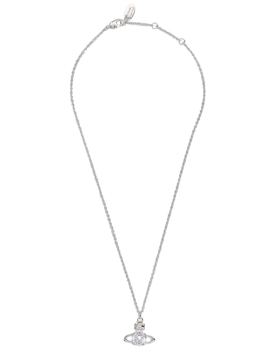 VIVIENNE WESTWOOD COLLANA "REINA LARGE" CON CIONDOLO vivienne-westwood-reina-large-necklace-orb-pendant-brass-crystal-a1b2c3d4