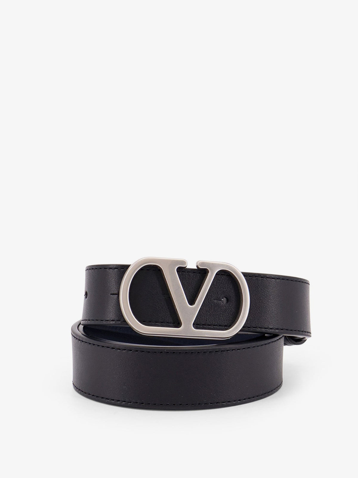 Valentino Garavani - Vlogo leather reversible belt
