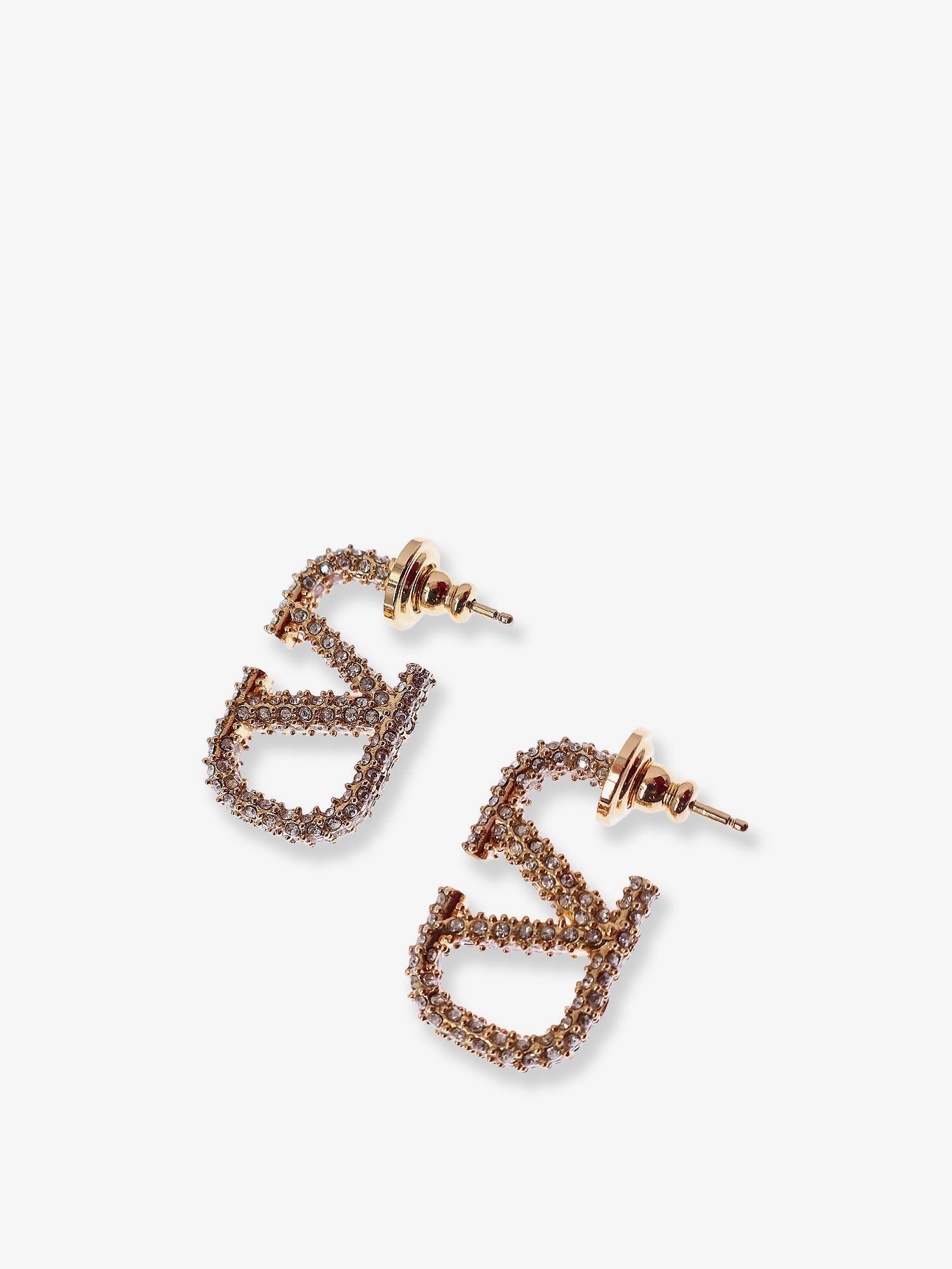 VLogo Signature earrings with Swarovski® crystals