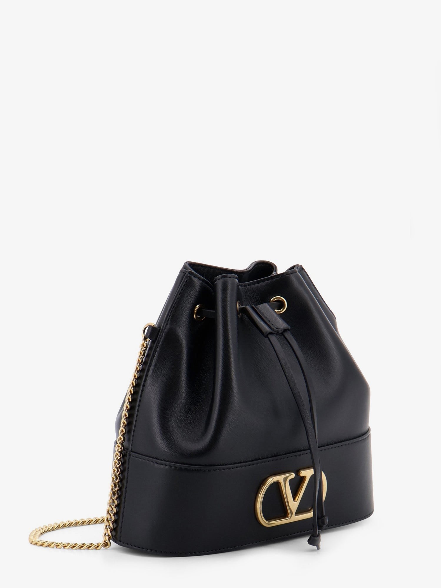 Valentino Garavani Valentino Garavani - VLogo Signature Leather Bucket Bag