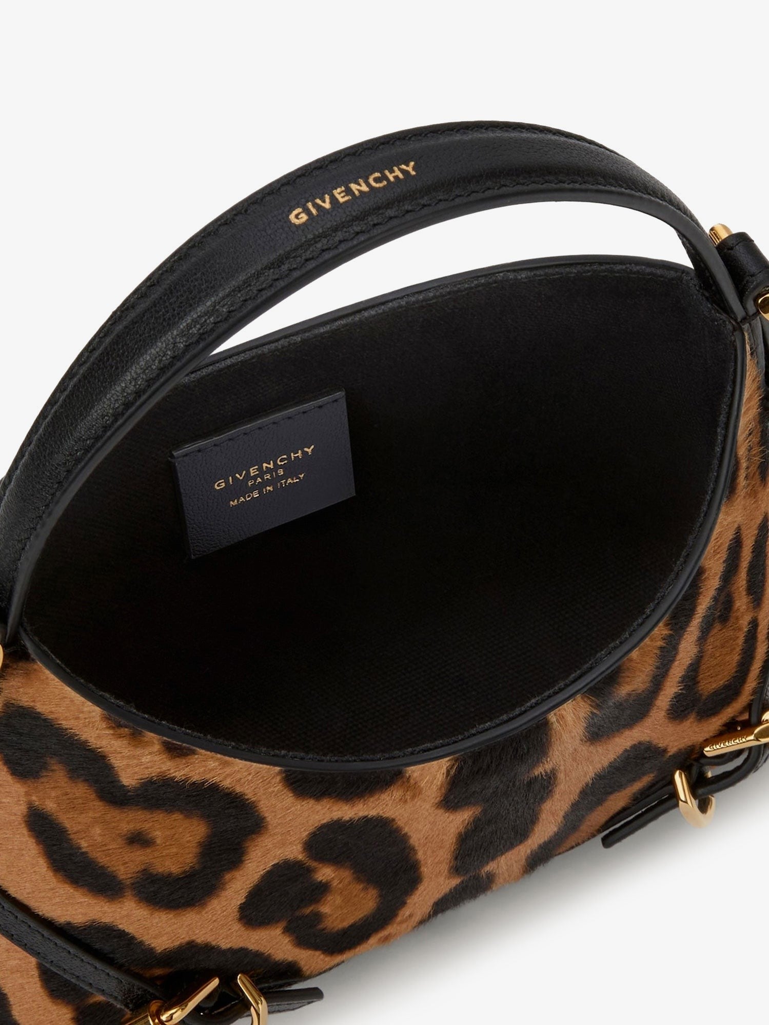 Givenchy - Voyou Nano bag pony skin crossbody bag with animal print