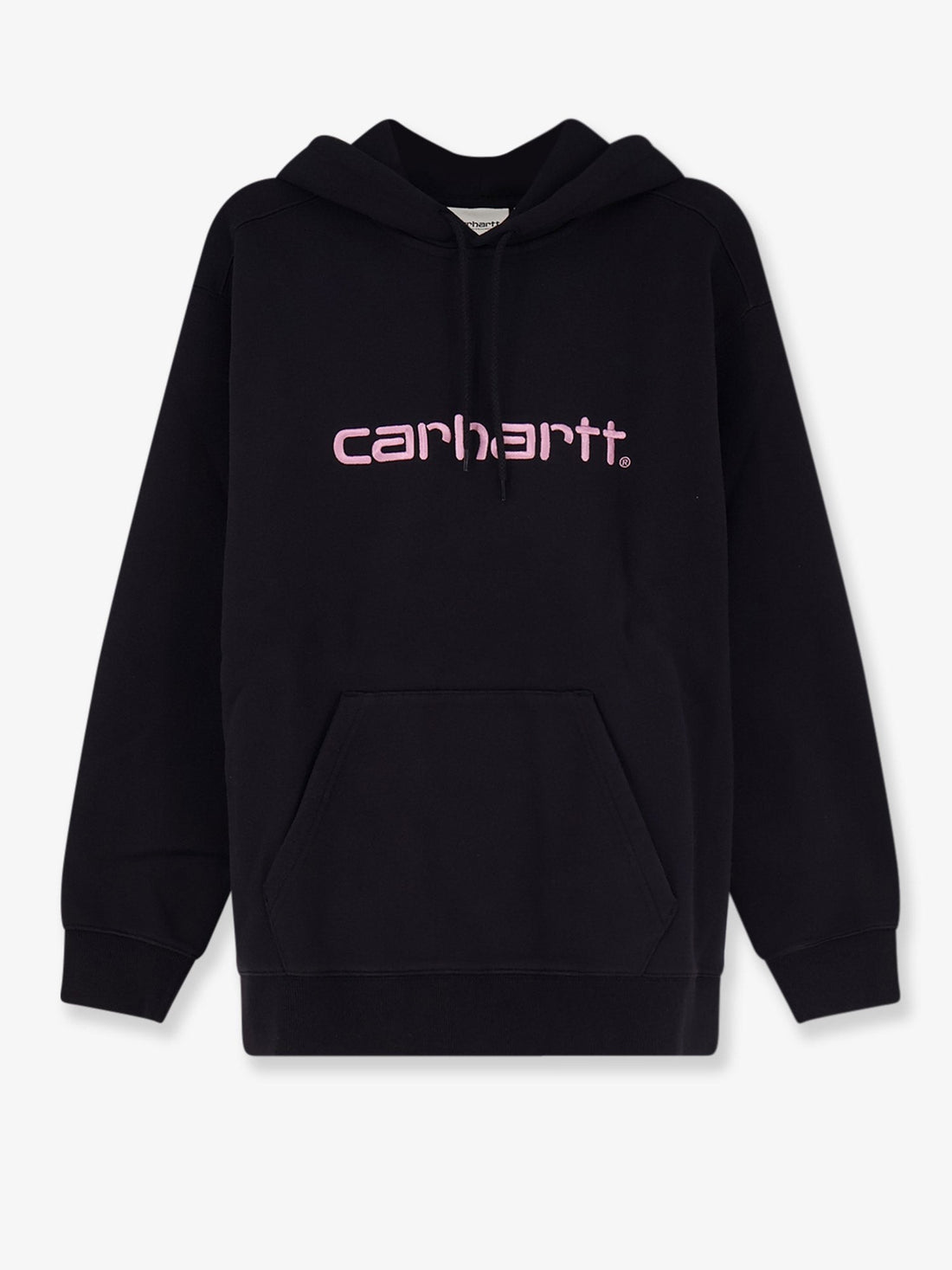 Carhartt WIP - W' hooded Carhartt cotton blend sweatshirt Black S