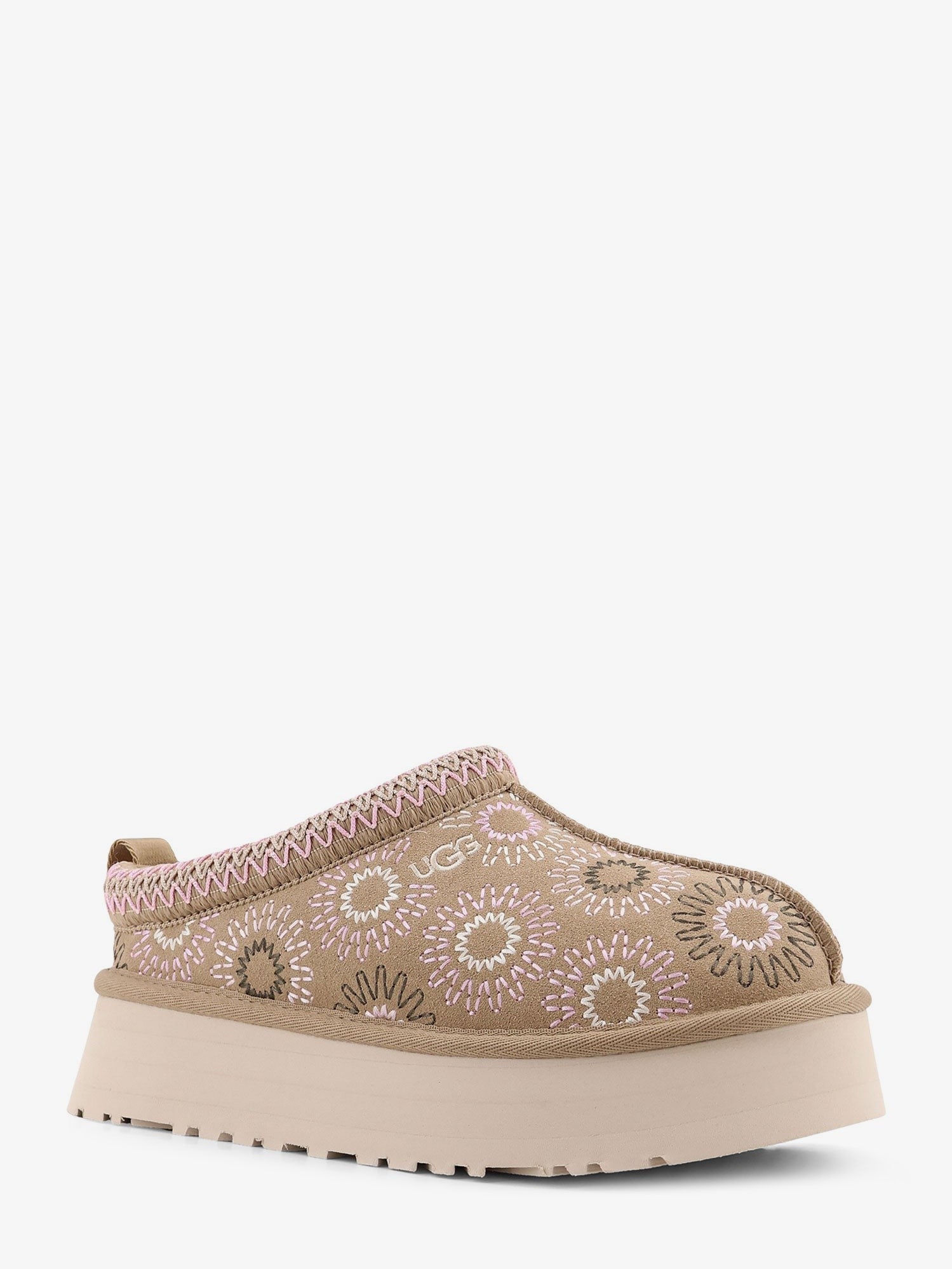 Ugg Ugg - W Tazz suede sandals with multicolor embroidery