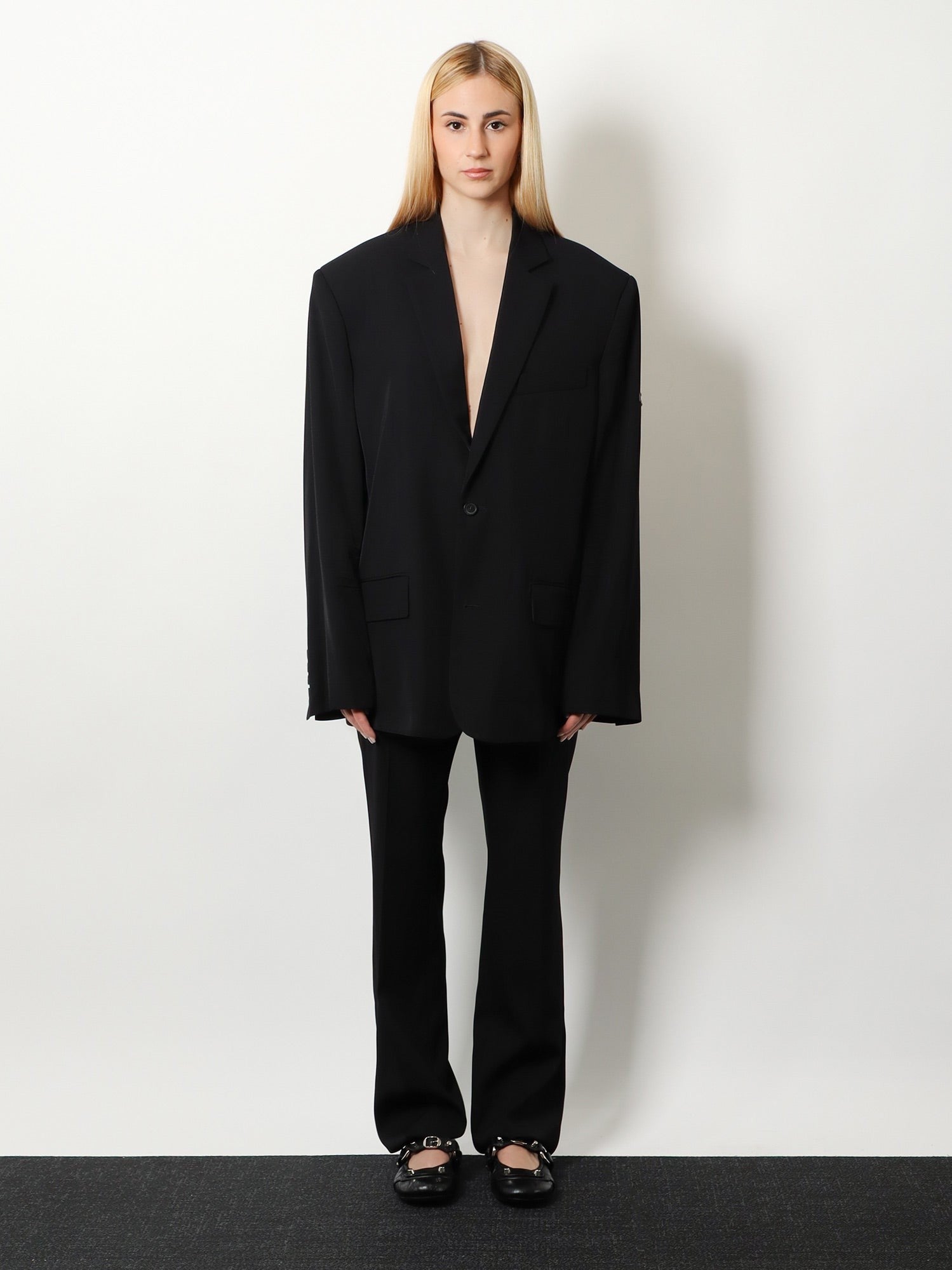 Balenciaga - Washed SB viscose blazer