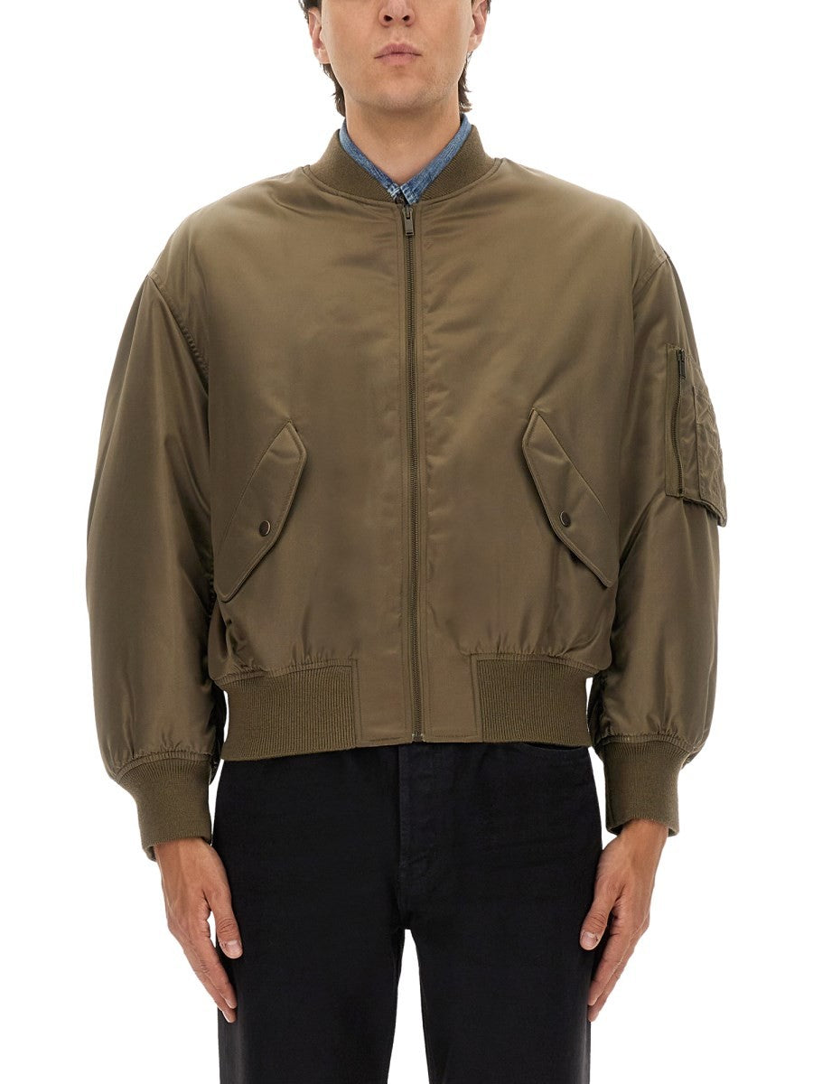 Saint Laurent - WATER-REPELLENT BOMBER JACKET water-repellent-bomber-jacket_9cfcae9d-b601-43b1-9677-eaef608afaee