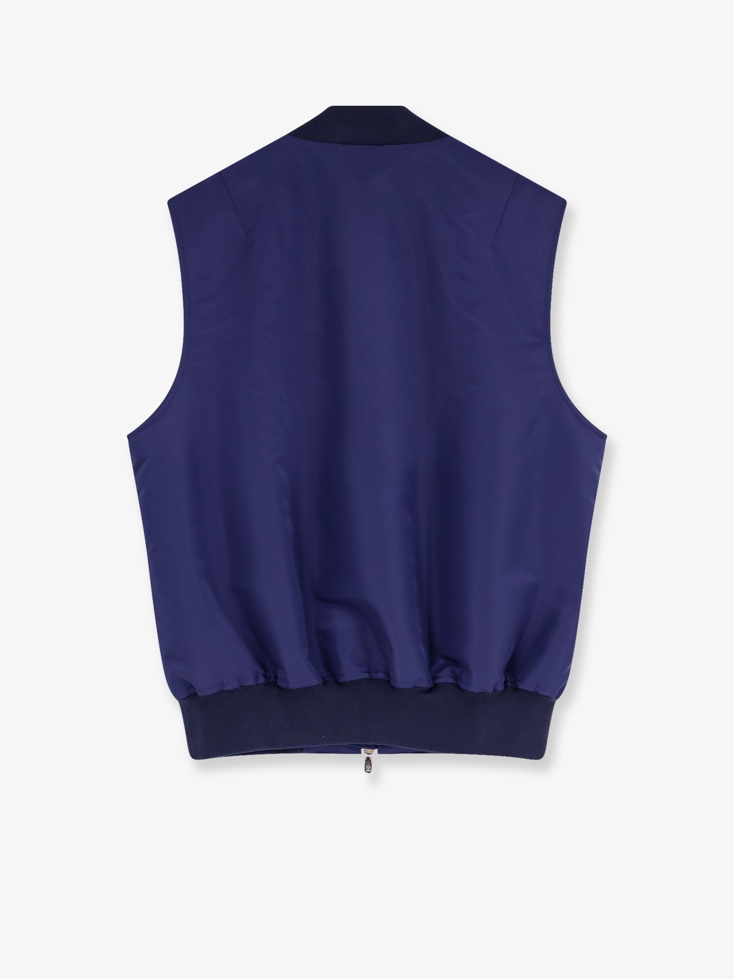 Water-repellent nylon sleeveless jacket