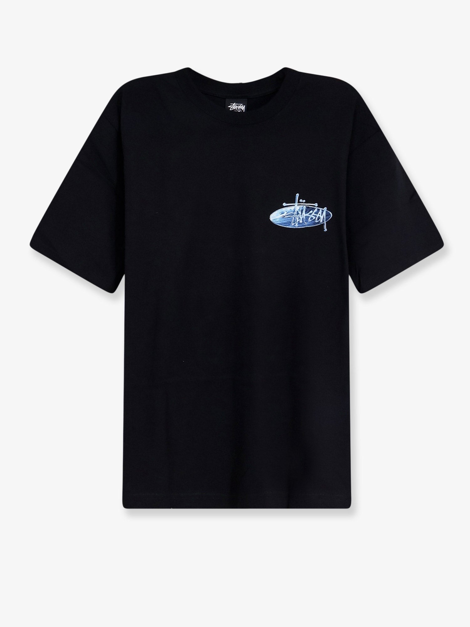 STUSSY STUSSY - Wave Oval cotton t-shirt