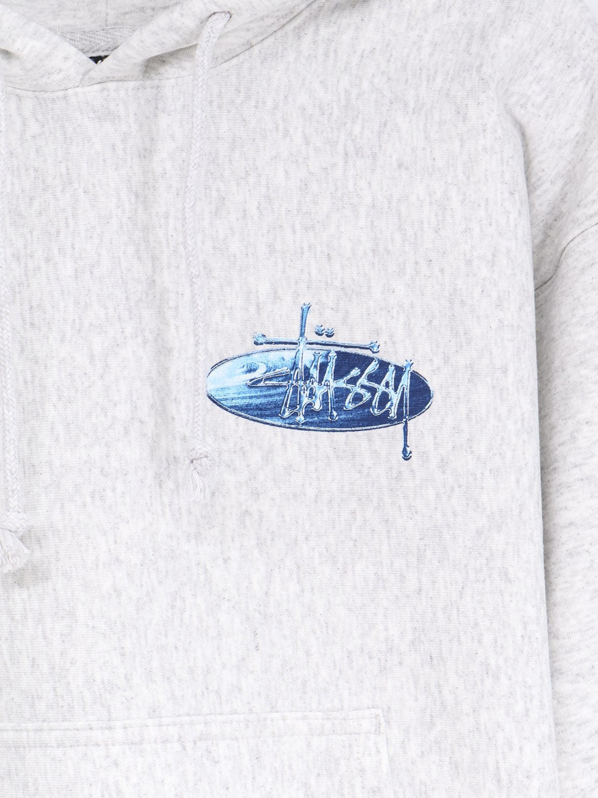 STUSSY STUSSY - Wave Oval hooded sweatshirt