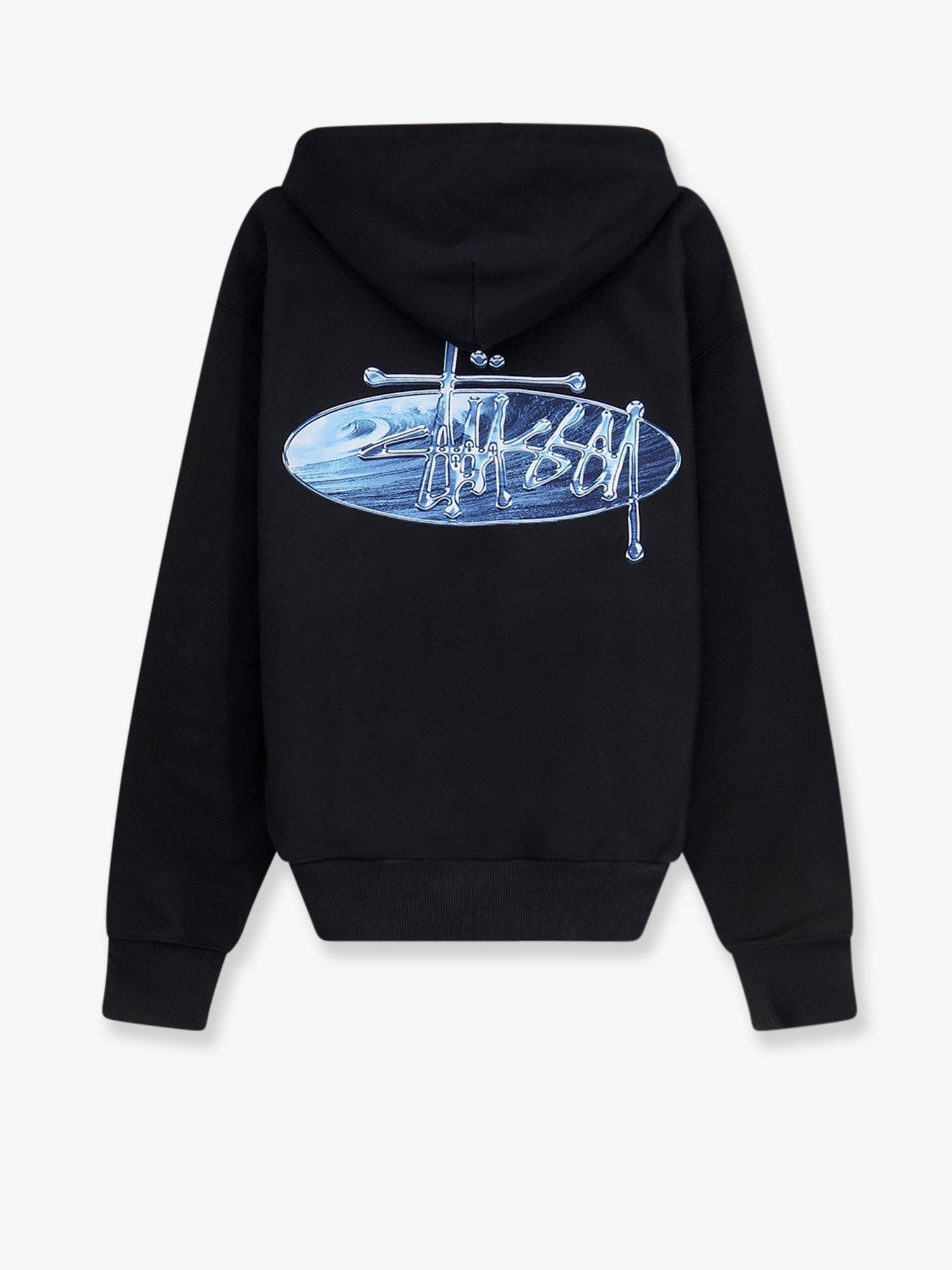 STUSSY STUSSY - Wave Oval hooded sweatshirt