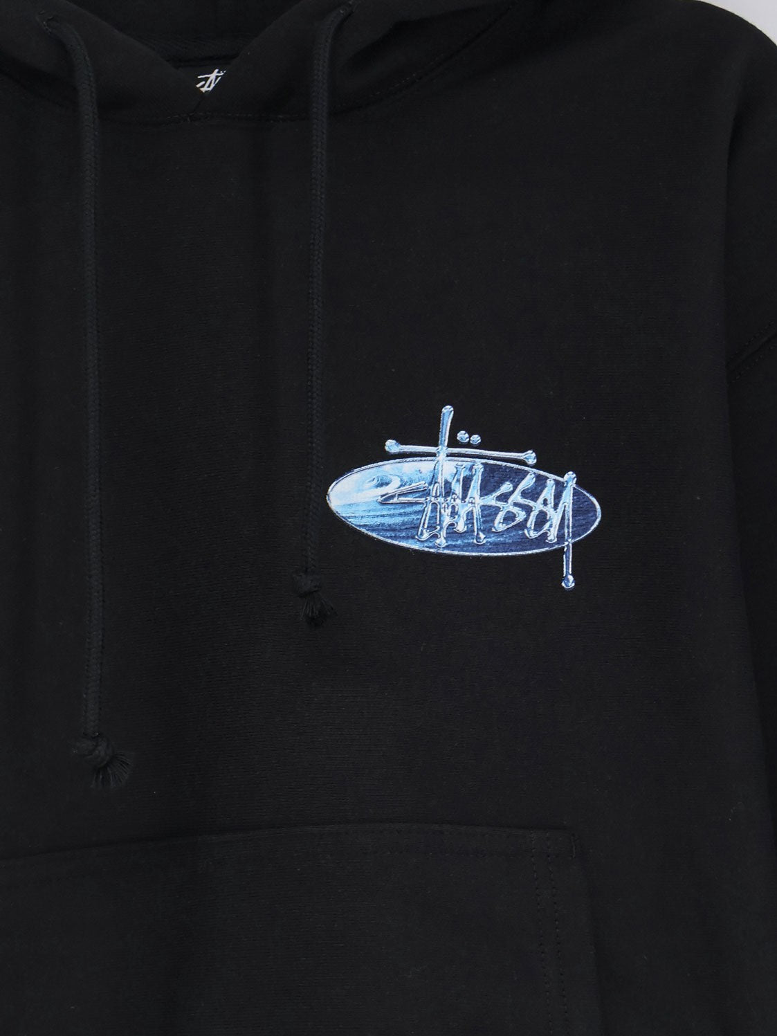 STUSSY STUSSY - Wave Oval hooded sweatshirt