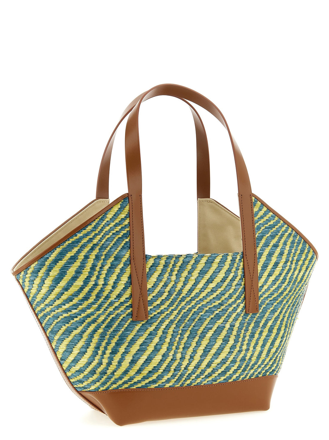 Marni - 'Waves piccola' shopping bag GREEN U