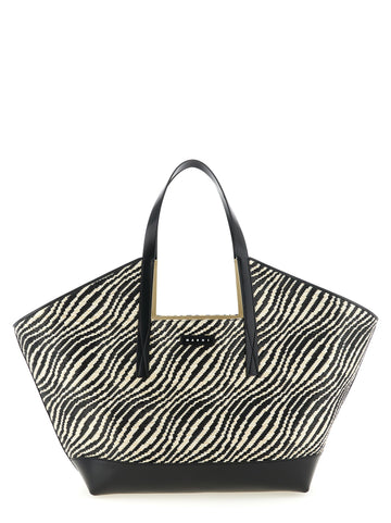 Marni - 'Waves' shopping bag