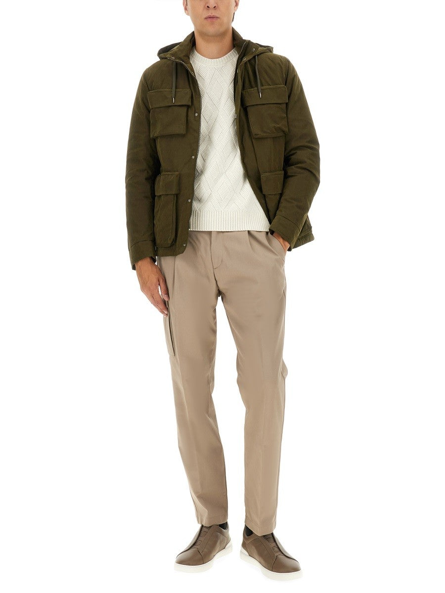 Herno Herno - WAXED COTTON SHORT PARKA