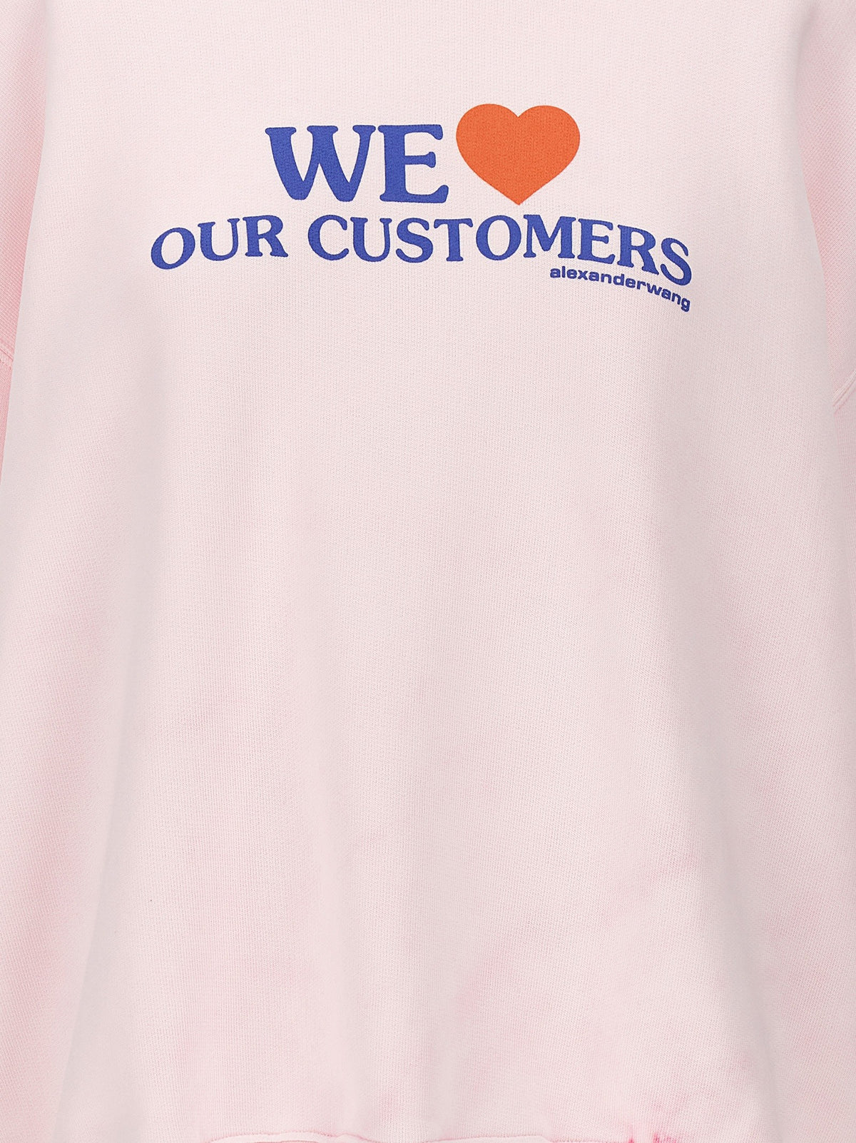 Alexander Wang - 'We Love Our Customers' sweatshirt