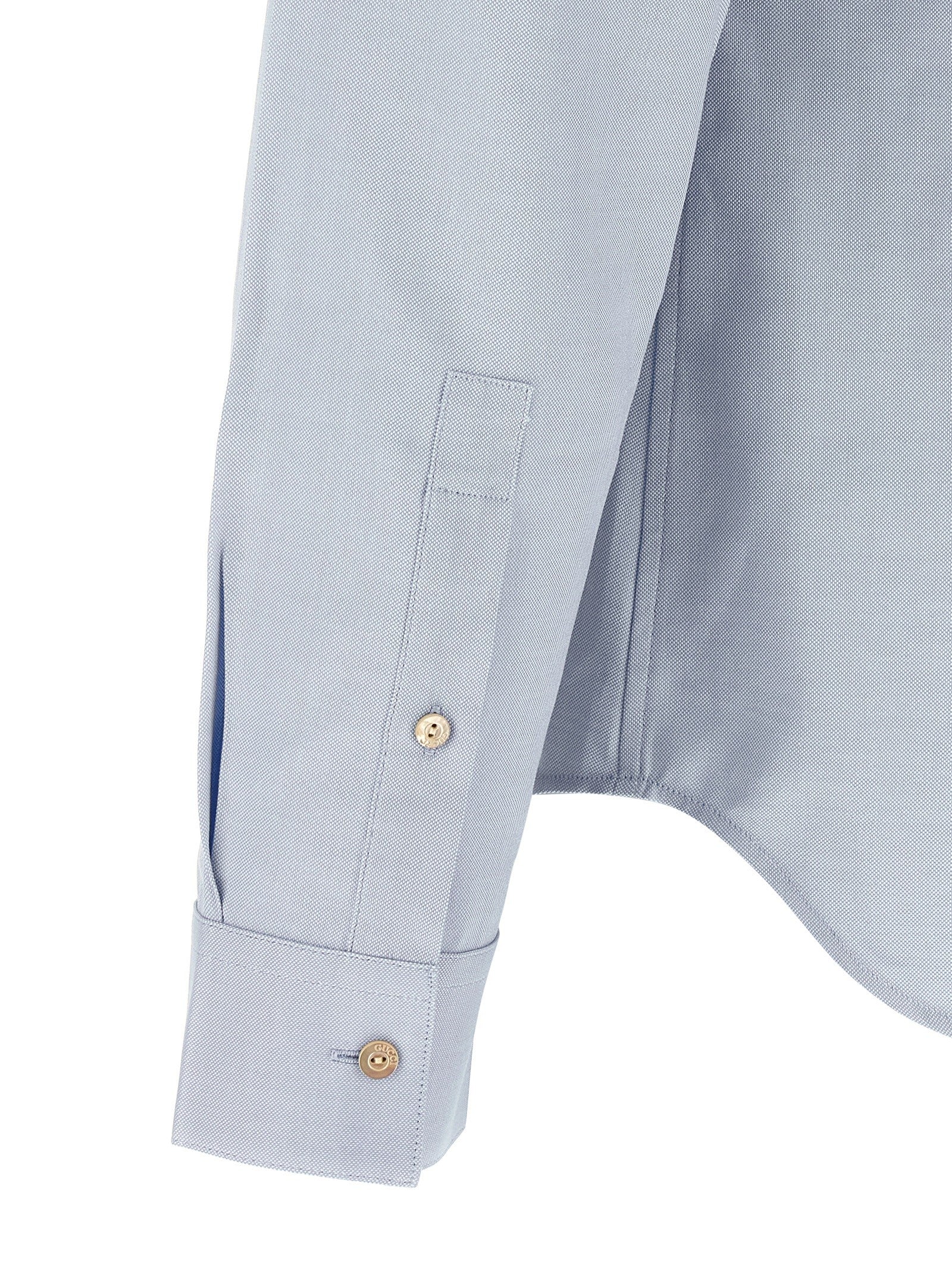 Gucci - 'Web' collar shirt