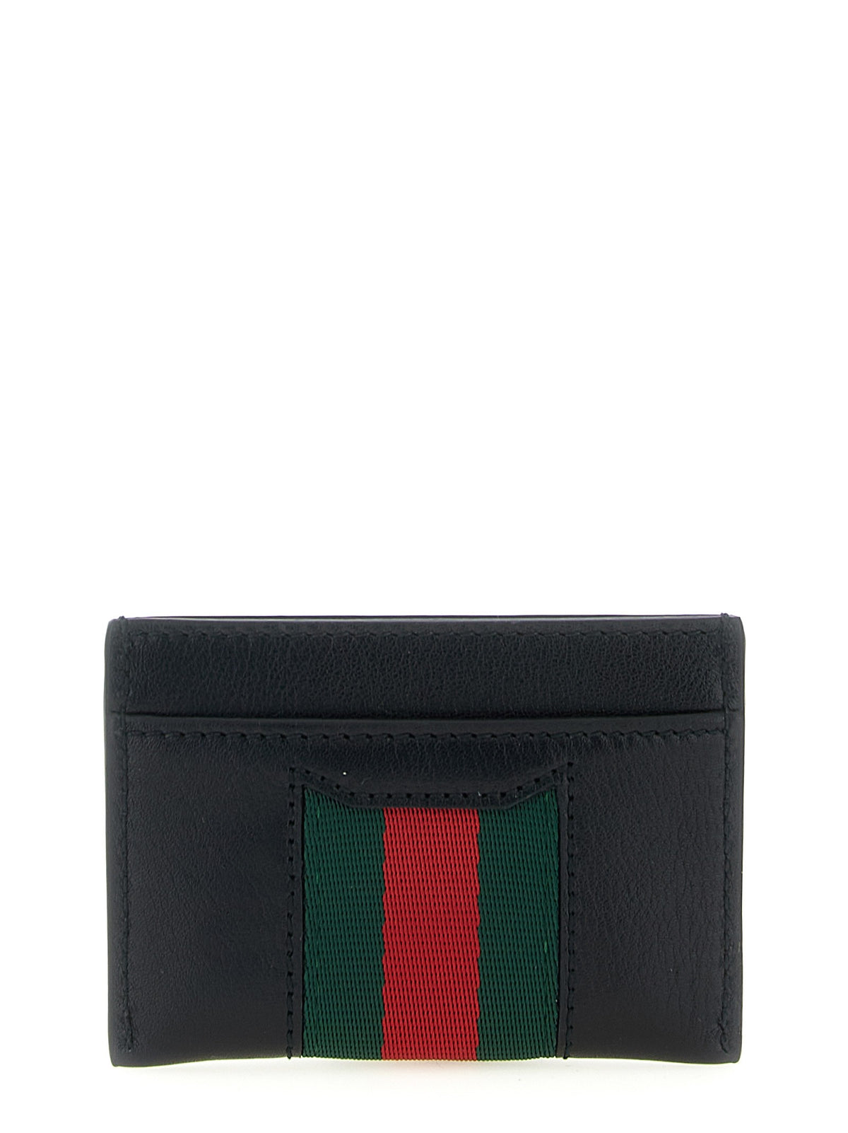 Gucci - 'Web Horsebit Gucci' card holder