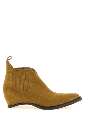 Maison Margiela - 'Western Chelsea Heel-Less' ankle boots