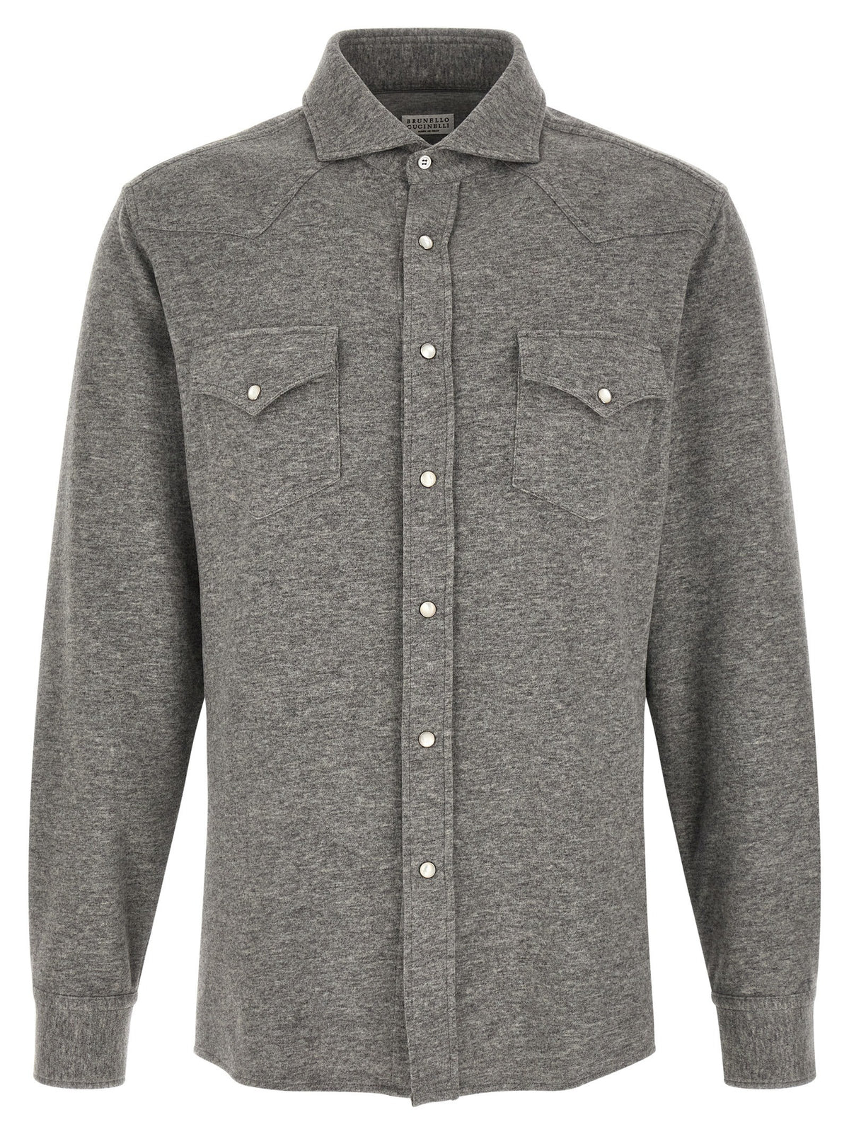 Brunello Cucinelli - Western shirt gray