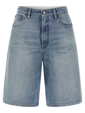 MM6 MAISON MARGIELA - White carré bermuda shorts