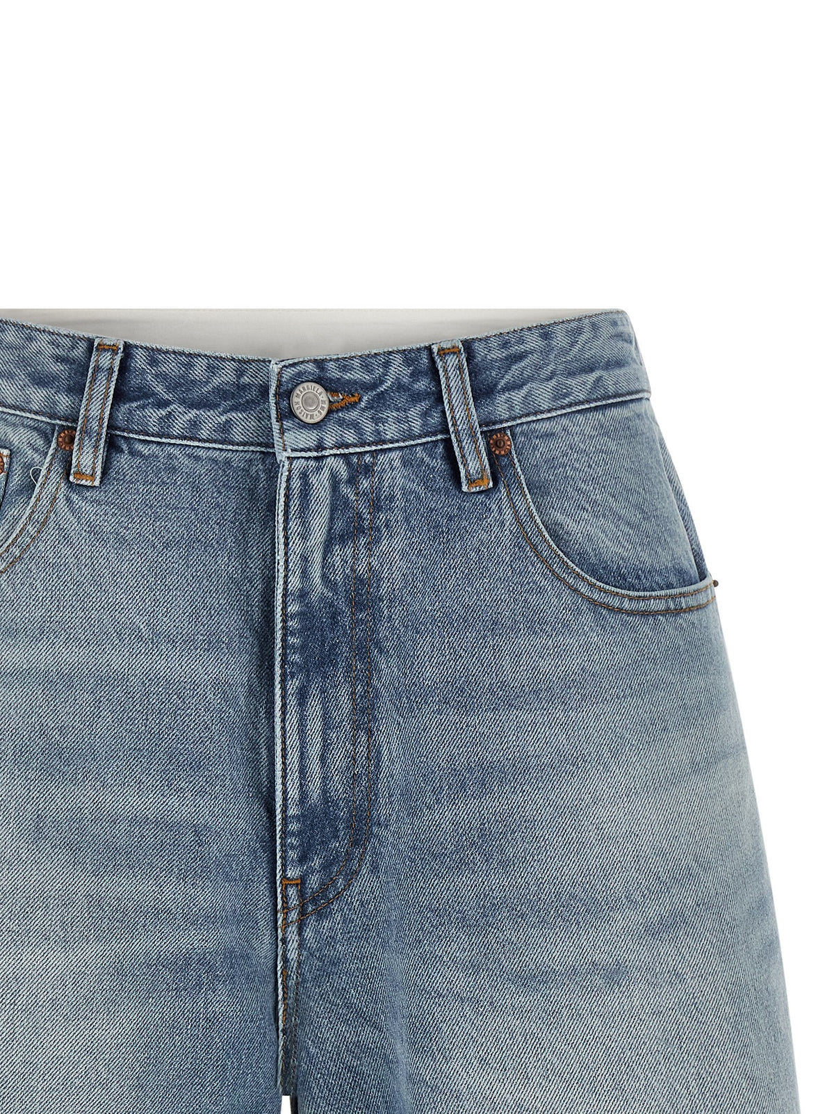 MM6 MAISON MARGIELA - White carré bermuda shorts