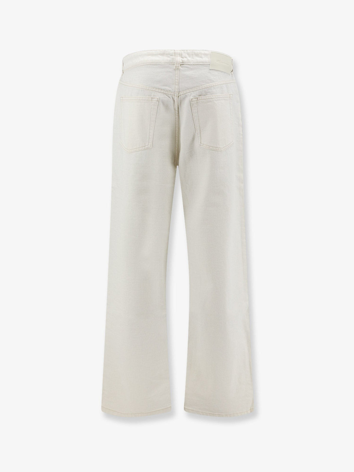 AMI PARIS - White denim trousers