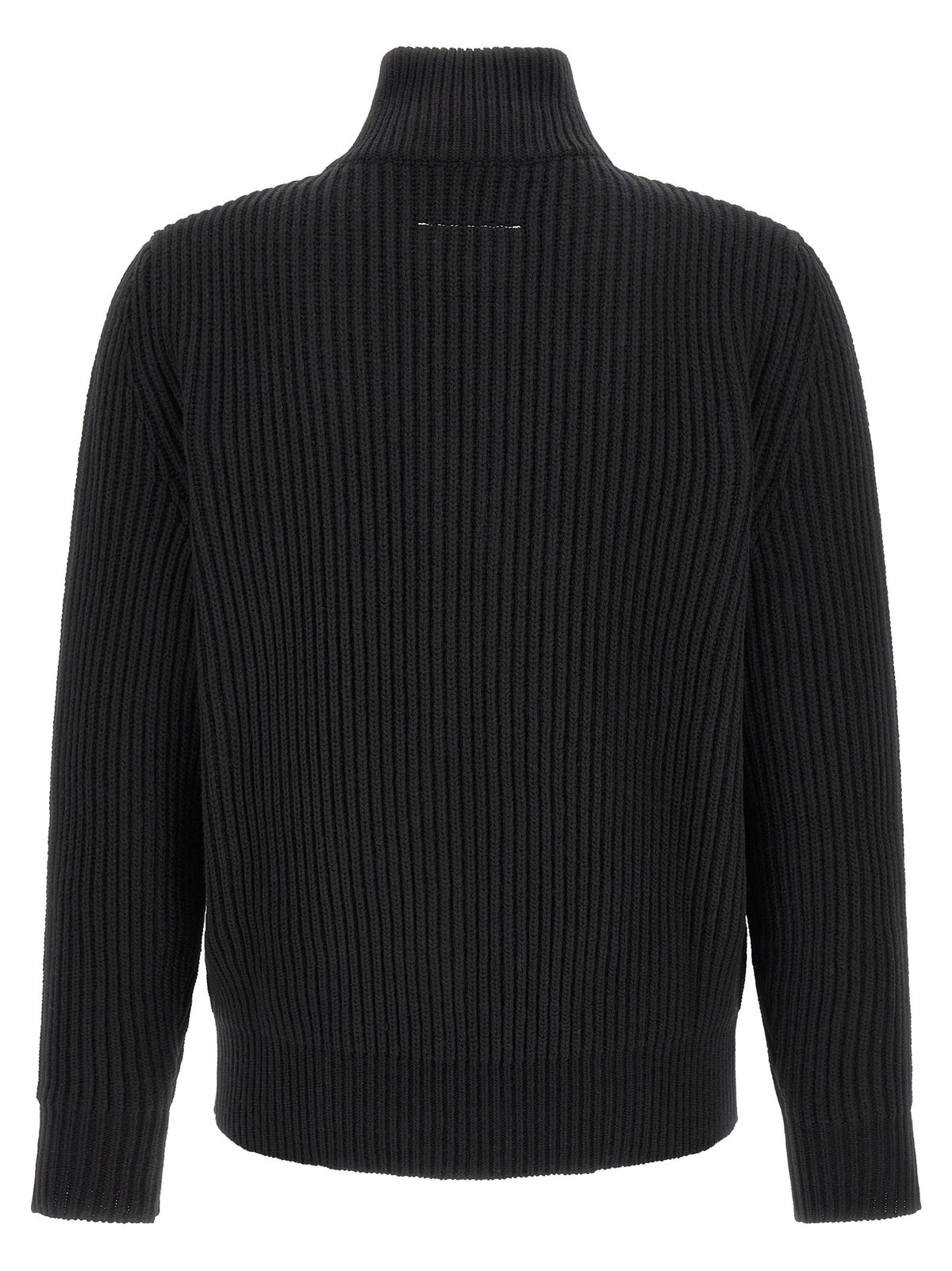 MM6 MAISON MARGIELA - Ribbed wool blend cardigan