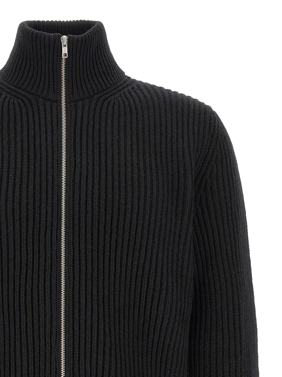 MM6 MAISON MARGIELA - Ribbed wool blend cardigan