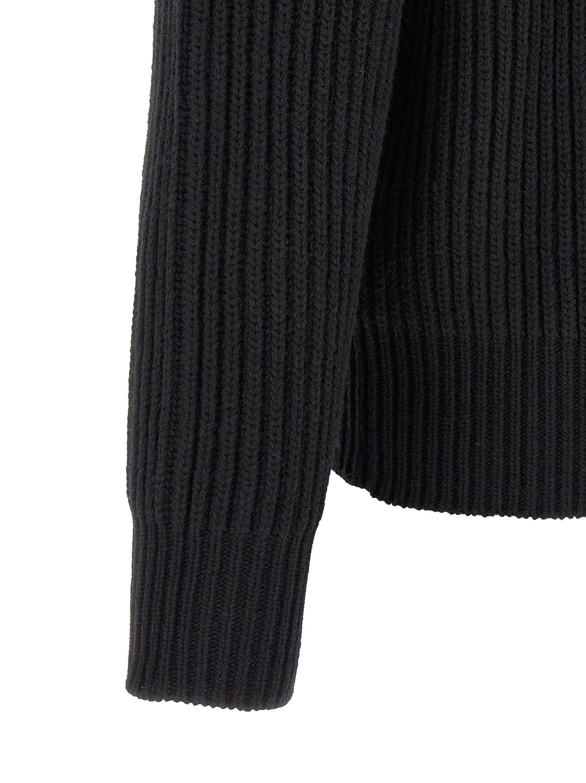 MM6 MAISON MARGIELA - Ribbed wool blend cardigan
