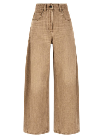 Brunello Cucinelli - 'Wide' jeans