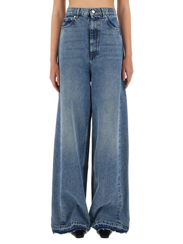 stella mccartney - WIDE-LEG JEANS WITH CONTRASTING PANELS wide-leg-jeans-with-contrasting-panels